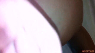 Son Fucks Mom in Panties & Cums on Her Ass