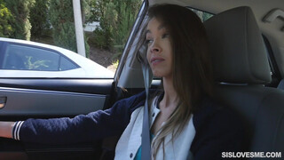 Sis Greedily Sucks Bro's Dick When Parents Away