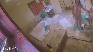 Hot Step Sis Fucks Bro After Washing His Car: Busty Sister Seduces Brother