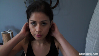 Dad Wakes Up Daughter with Big Dick On Face