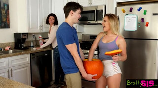 Sister & Milf Share Intimate Moment: Behind Couch Bang While House Cleaning