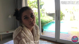 Stepmom Seduces Stepson: Distracts During Online Class!