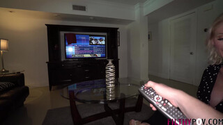 Son Fucks Mom with Inflatable Melons: Beautiful POV