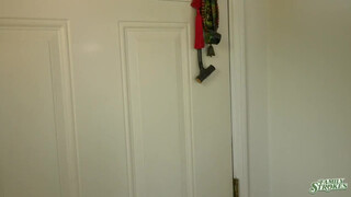 Guy fucks his cousin while her mom hangs out on the phone