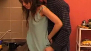 Russian Father-Daughter Kitchen Incest Porn Video