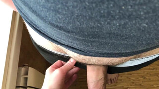 Mom Punishes Son for Masturbation: Takes Cum on Panties